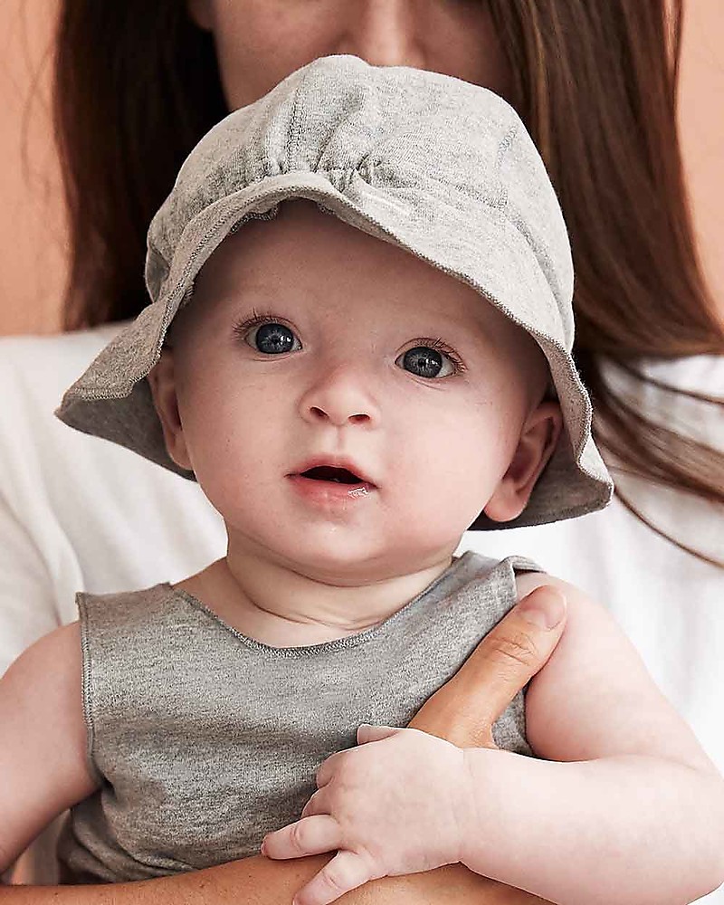 gray infant hat