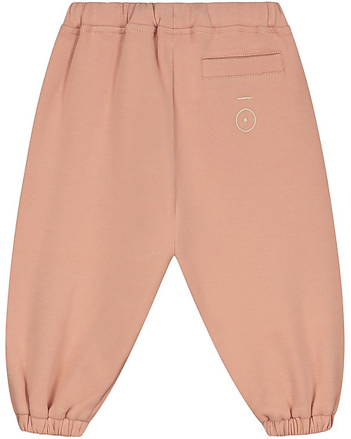 Gray Label Baby Track Pants - Rustic Clay - Organic Cotton Fleece GOTS Trousers