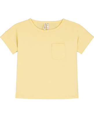 Gray Label Boxy Tee -Mellow Yellow - 100% Organic Cotton T-Shirts And Vests