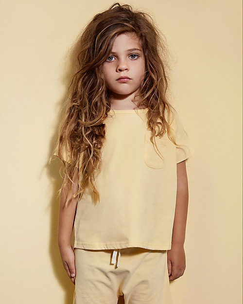 Gray Label Boxy Tee -Mellow Yellow - 100% Organic Cotton T-shirts