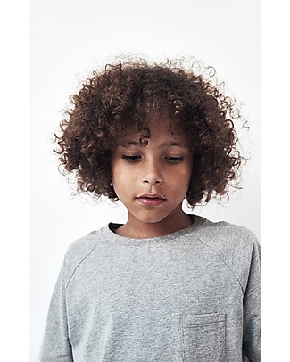 Gray Label Classic Crewneck Tee - Grey Melange (2+ years) - 100% organic cotton T-Shirts And Vests