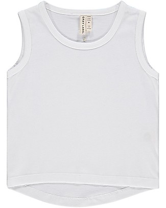 Gray Label Classic Tank Top, White (12-24 months) - 100% organic cotton T-Shirts And Vests