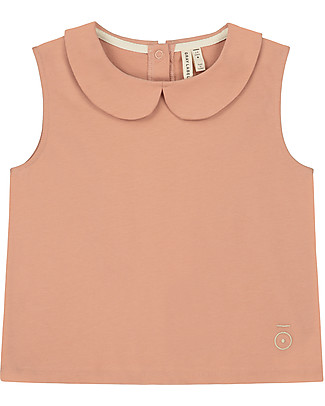 Gray Label Collar Tank Top - Rustic Clay - 100% Organic Cotton T-shirts
