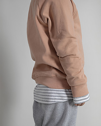 Gray Label Crewneck Sweater - Rustic Clay - 100% Organic Cotton Sweatshirts