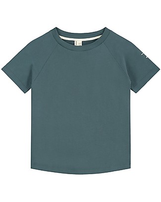 Gray Label Crewneck Tee - Blue Grey - 100% organic cotton T-Shirts And Vests