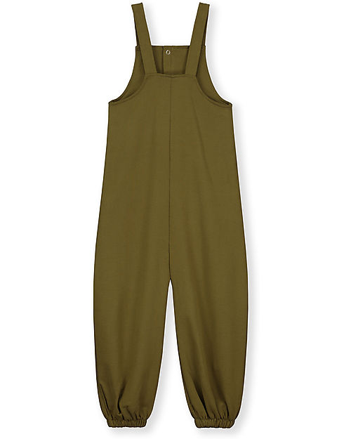 Gray Label Dungaree Suit - Olive Green - 100% Organic Cotton Fleece GOTS Dungarees