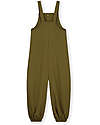 Gray Label Dungaree Suit - Olive Green - 100% Organic Cotton Fleece GOTS Dungarees