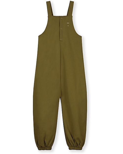 Gray Label Dungaree Suit - Olive Green - 100% Organic Cotton Fleece GOTS Dungarees