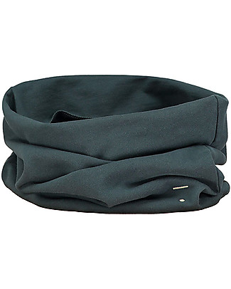 Gray Label Endless Scarf - Blue Grey - 100% GOTS Organic Cotton Scarves And Shawls