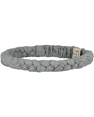 Gray Label Girl Braid Headband, Grey Melange - 100% organic cotton Hair Accessories