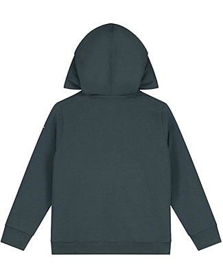 Gray Label Hooded Cardigan - Blue Grey - 100% Organic Cotton Cardigans