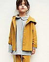 Gray Label Hooded Cardigan with Snaps, Mustard - 100% softest organic cotton fleece Cardigans
