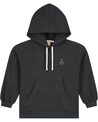 Gray Label Hoodie - Nearly Black - 100% Organic Cotton Fleece GOTS Sweatshirts