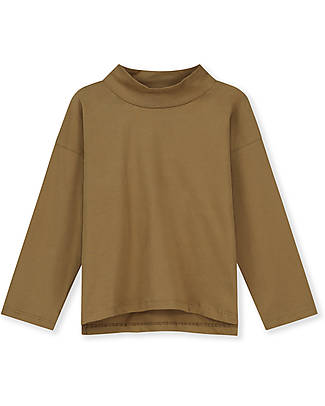 Gray Label Long Sleeved Turtle Tee - Peanut - 100% Organic Cotton GOTS Long Sleeves Tops