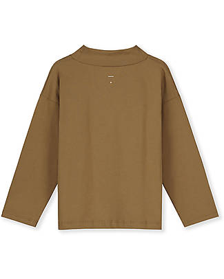 Gray Label Long Sleeved Turtle Tee - Peanut - 100% Organic Cotton GOTS Long Sleeves Tops