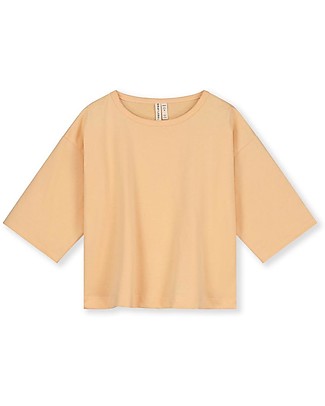 Gray Label Long Sleeves Dropped Shoulder Tee - Apricot - 100% Organic Cotton Jersey GOTS T-shirts