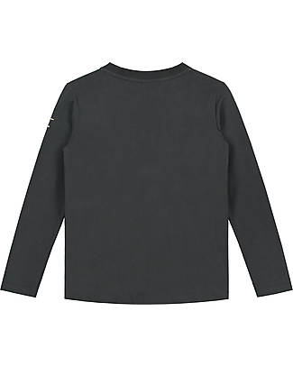 Gray Label Long Sleeves Tee - Nearly Black - 100% Organic Cotton GOTS Long Sleeves Tops