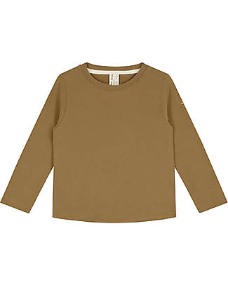 Gray Label Long Sleeves Tee - Peanut - 100% Organic Cotton GOTS Long Sleeves Tops