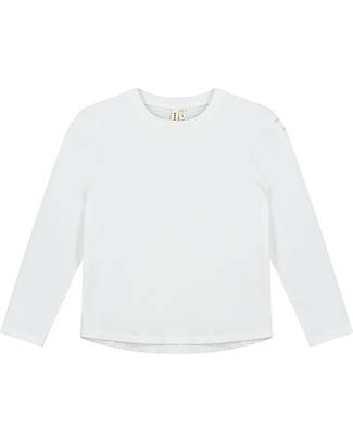 Gray Label Long Sleeves Tee - White - 100% Organic Cotton GOTS Long Sleeves Tops