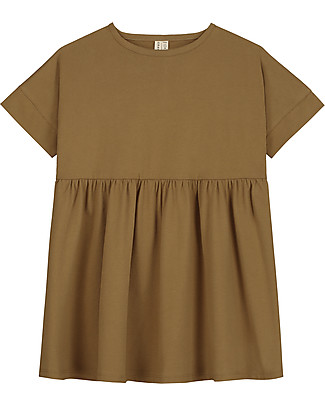 Gray Label Loose Fit Dress - Peanut - 100% Organic Cotton Jersey Dresses