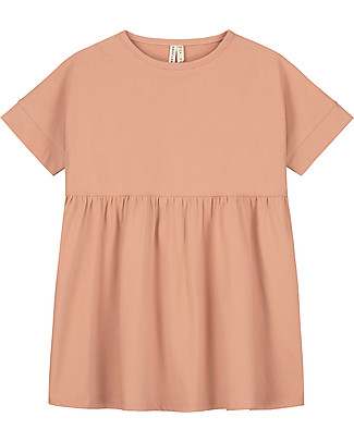 Gray Label Loose Fit Dress - Rustic Clay - 100% Organic Cotton Jersey Dresses_