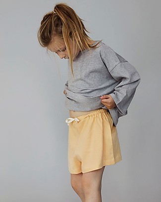 Gray Label Oversized Shorts - Apricot - 100% Organic Cotton Jersey GOTS Shorts