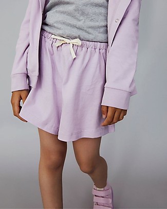 Gray Label Oversized Shorts - Purple Haze - 100% Organic Cotton Jersey GOTS Shorts