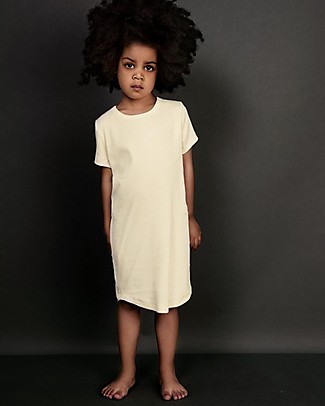 Gray Label Oversized Sleep Tee - Cream - Organic Cotton Pyjamas