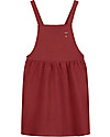 Gray Label Pinafore Dress, Burgundy - 100% soft organic Italian cotton fleece Dresses_