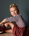 Gray Label Pinafore Dress, Burgundy - 100% soft organic Italian cotton fleece Dresses_