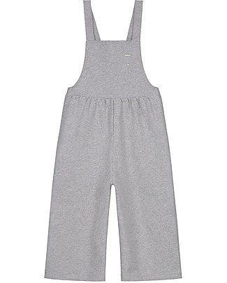 Gray Label Pleated Suit, Grey Melange (Baby Sizes) - 100% organic cotton Dungarees