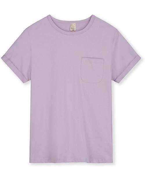 Gray Label Pocket T-Shirt - Purple Haze - 100% Organic Cotton Jersey GOTS T-shirts