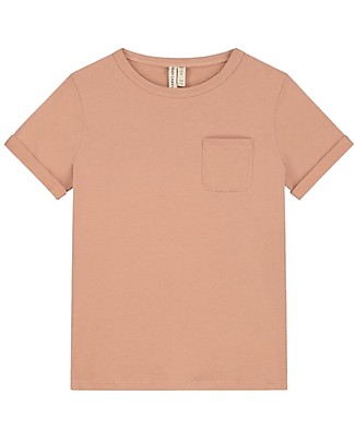 Gray Label Pocket T-Shirt - Rustic Clay - 100% Organic Cotton Jersey GOTS T-shirts
