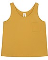 Gray Label Pocket Tank Top (from 2 to 8 years) - Mustard - 100% organic cotton Tank Tops