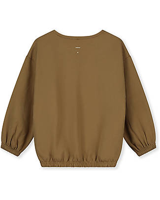 Gray Label Puffy Cardigan - Peanut - 100% Organic Cotton Fleece GOTS Cardigans