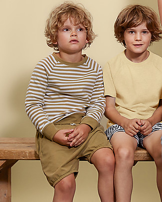 Gray Label Puffy Shorts - Peanut - 100% Organic Cotton Jersey Shorts