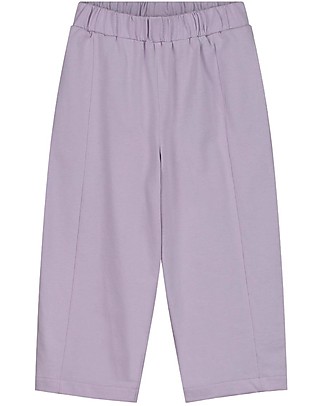 Gray Label Puffy Trousers - Purple Haze - 100% Organic Cotton Jersey GOTS Trousers