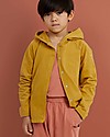 Gray Label Relaxed Hooded Cardigan - Mustard - 100% organic cotton fleece - Comfortable and warm Cardigans