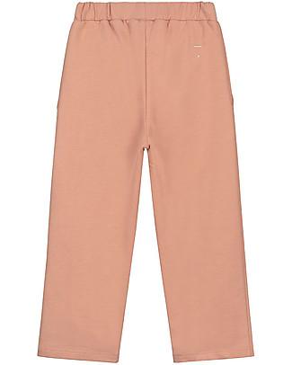 Gray Label Relaxed Pleated Trousers - Rustic Clay - 100% Organic Cotton Fleece Trousers