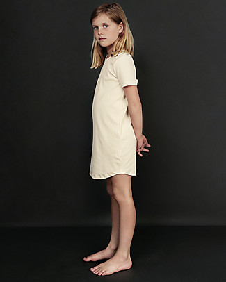 Gray Label Sleep Shirt - Cream - Organic Cotton Nightdress
