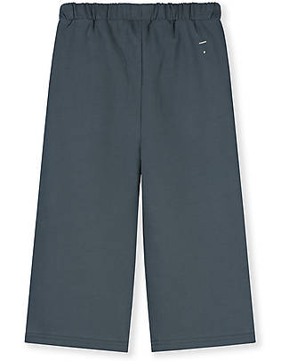 Gray Label Straight Leg Trousers - Blue Grey - 100% Organic Cotton GOTS Trousers