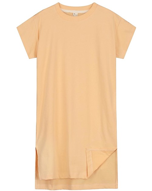 Gray Label T-Shirt Dress - Apricot - 100% Organic Cotton Jersey GOTS unisex  (bambini)