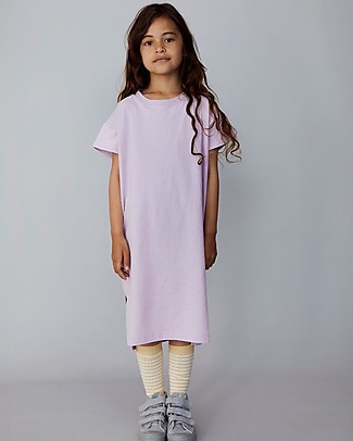 Gray Label T-Shirt Dress - Purple Haze - 100% Organic Cotton Jersey GOTS Dresses_