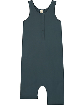 Gray Label Tank Suit - Blue Grey - 100% Organic Cotton Dungarees