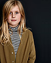Gray Label Turtleneck Tee with Long Sleeves - Nearly Black/Off White - 100% Organic Cotton Long Sleeves Tops