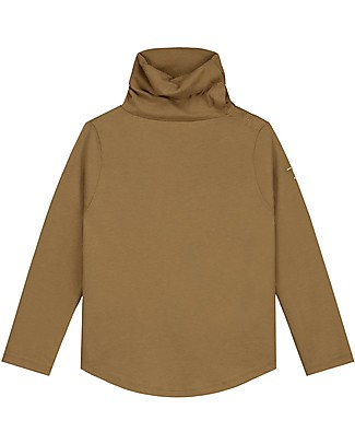 Gray Label Turtleneck Tee with Long Sleeves - Peanut - 100% Organic Cotton Long Sleeves Tops