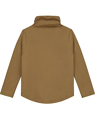 Gray Label Turtleneck Tee with Long Sleeves - Peanut - 100% Organic Cotton Long Sleeves Tops