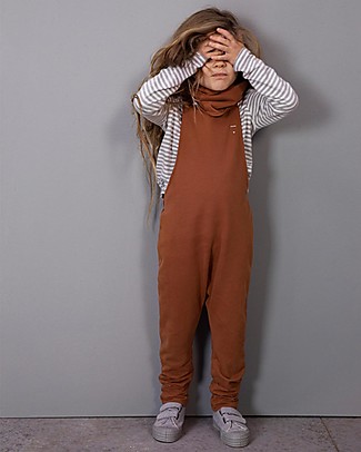 Gray Label Unisex Dungarees - Autumn - 100% Organic Cotton Fleece Rompers