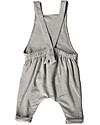 Gray Label Unisex Dungarees, Grey Melange - 100% Organic Cotton Dungarees