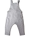 Gray Label Unisex Dungarees, Grey Melange - 100% Organic Cotton Dungarees